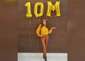 نسرين طافش تحتفل بـ10 مليون متابع: شكراً لانكون سمحتولي كون جزء من عالمكون