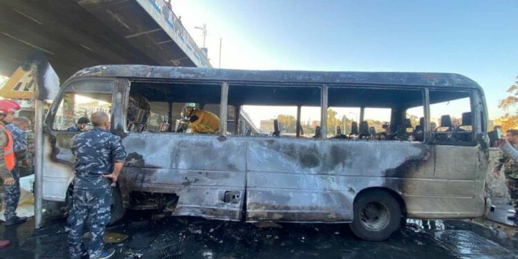 شهداء وجرحى في تفجير عبوتين ناسفتين في دمشق