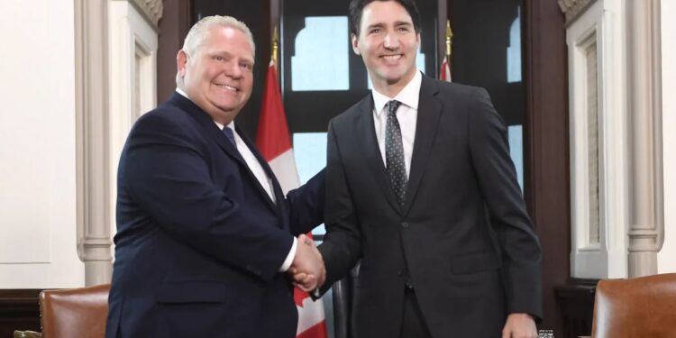 اتفاق ترودو وفورد على إجراءات مباشرة لتحسين نظام الرعاية الصحية