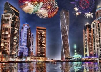 ابوظبي تدخل موسوعة غينيس في عرض ليلة راس السنة