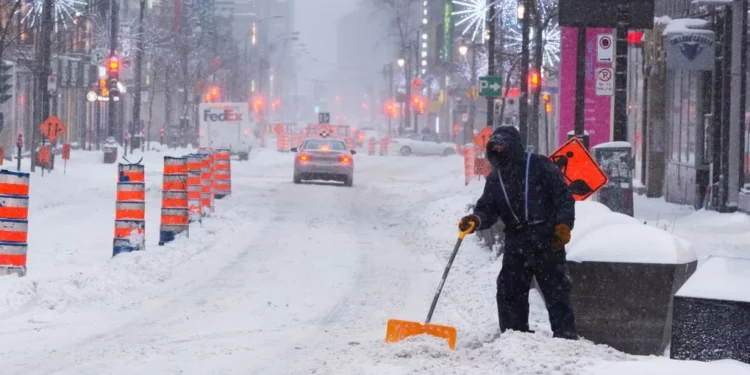 ثلوج تشهدها مونتريال في اليومين القادمين